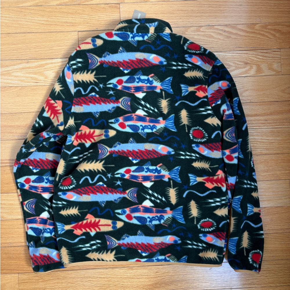 Patagonia Lightweight Synchilla Salmon Energy New with Tags - Picture 2 of 3